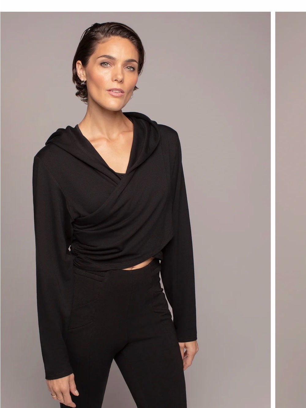 MICHI Black Sway Hoodie